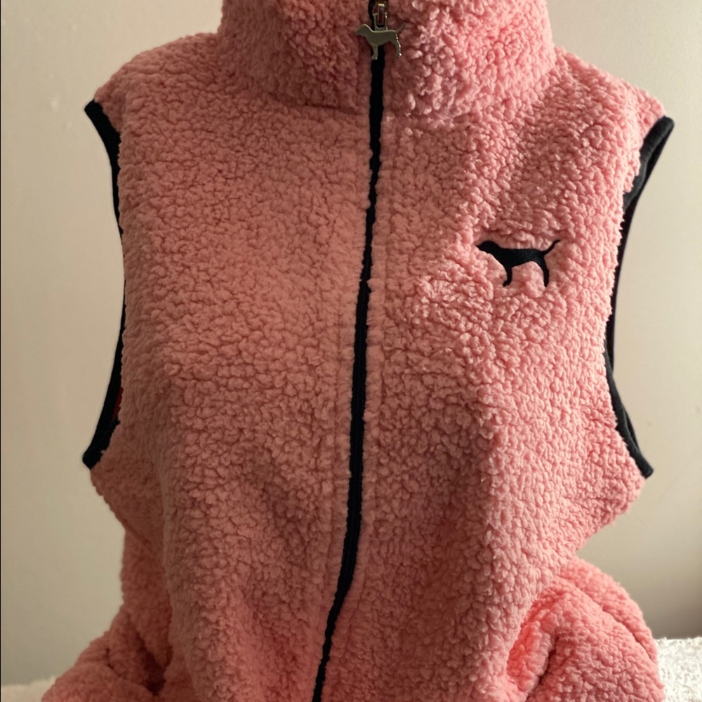 Pink  Sherpa Vest